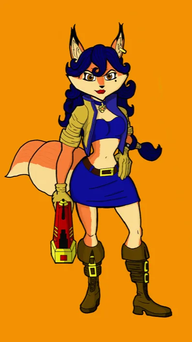 ai character: Carmelita Fox background
