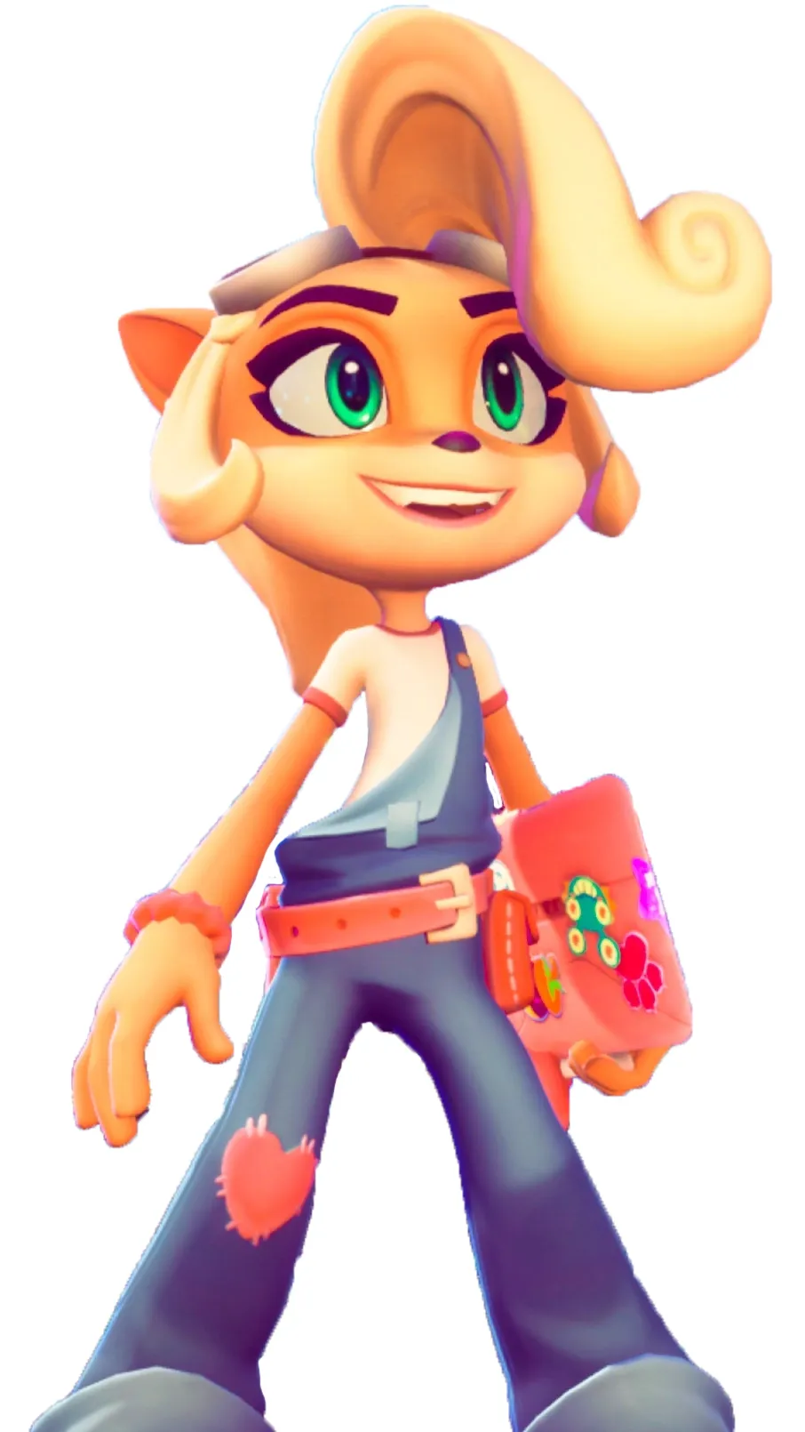 ai character: Coco bandicoot  background