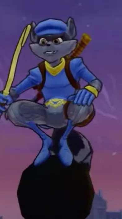 ai character: Sly Cooper  background