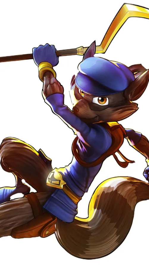 ai character: Sly Cooper  background