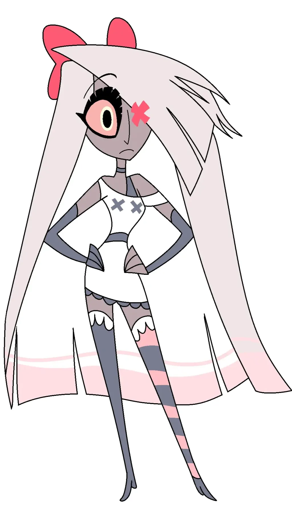 ai character: Vaggie  background