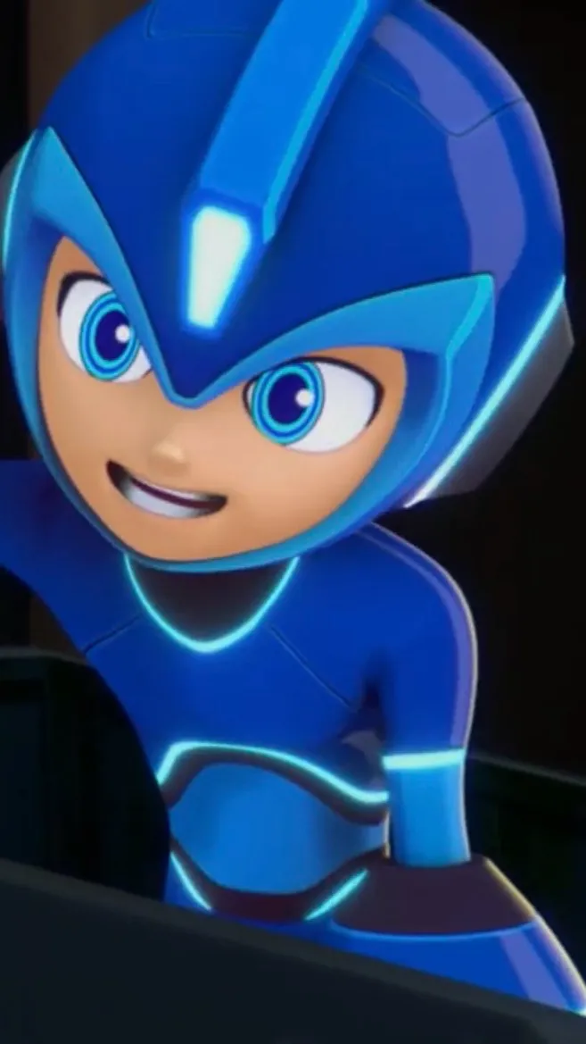 ai character: Mega man background