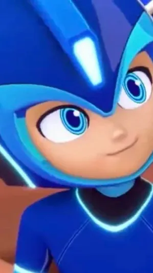 ai character: Mega Man  background