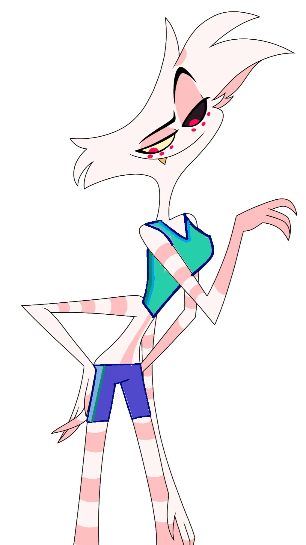 ai character: Angel Dust background