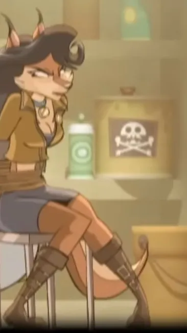 ai character: Carmelita Fox  background