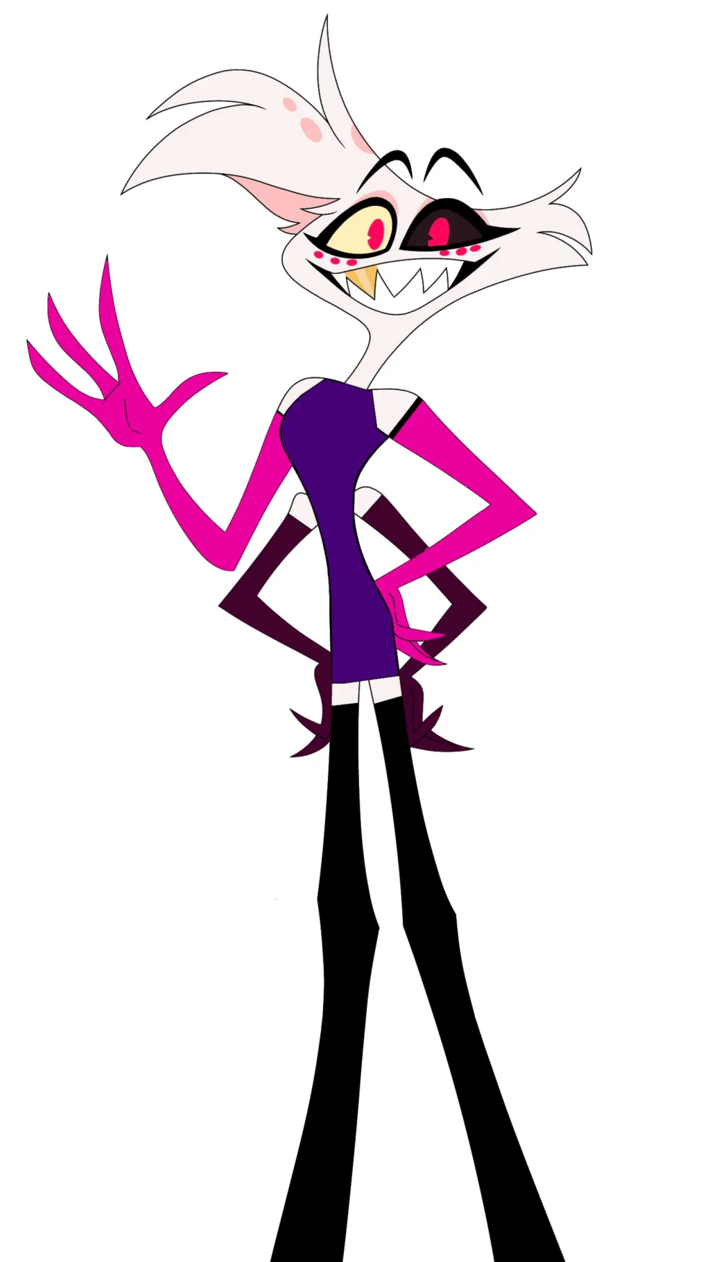ai character: Angel Dust background