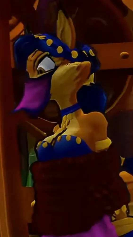 ai character: Carmelita Fox background