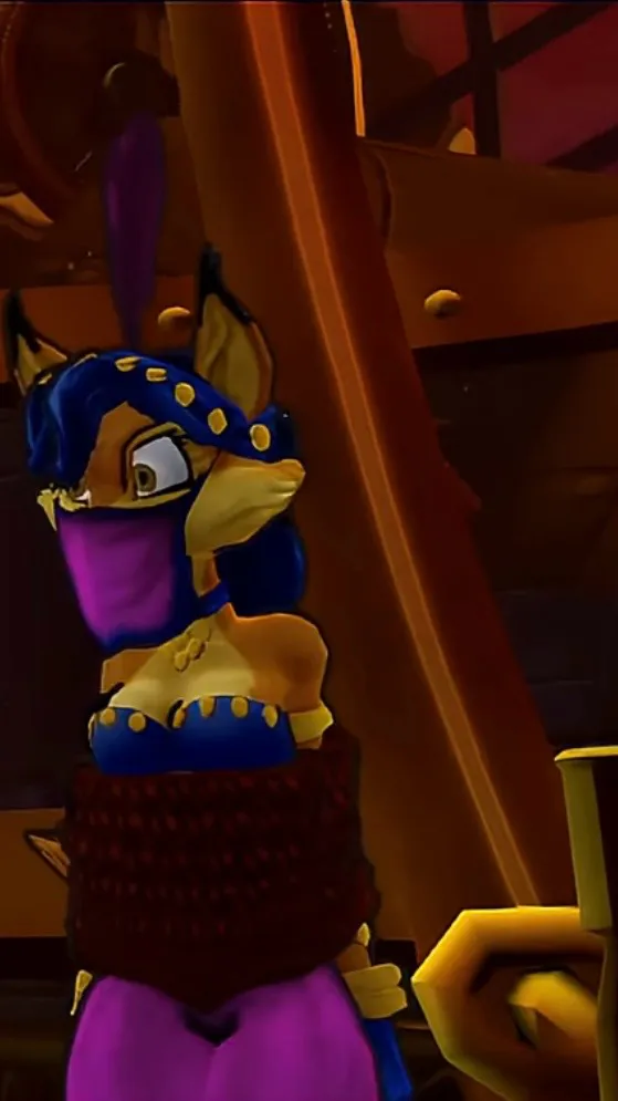 ai character: Carmelita Fox  background