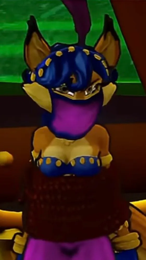 ai character: Carmelita Fox  background