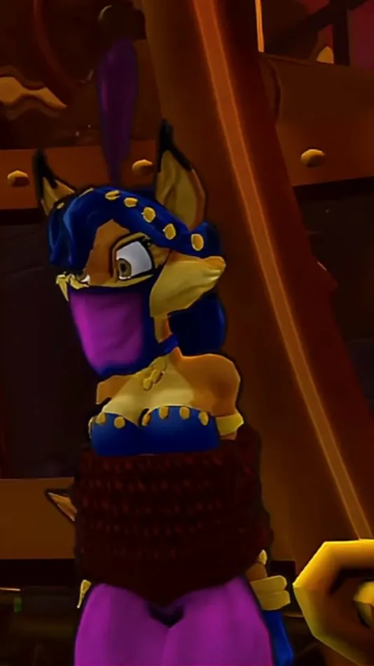 ai character: Carmelita Fox  background