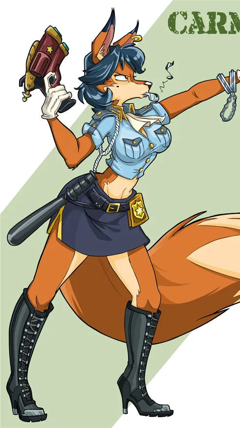 ai character: Carmelita Fox  background