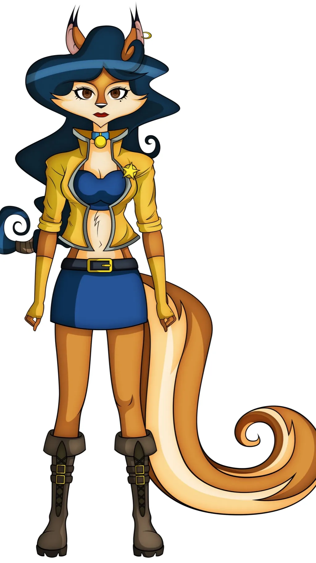 ai character: Carmelita Fox  background