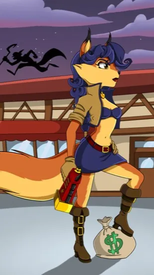 ai character: Carmelita Fox  background