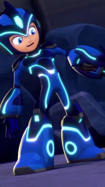 ai character: Mega Man  background