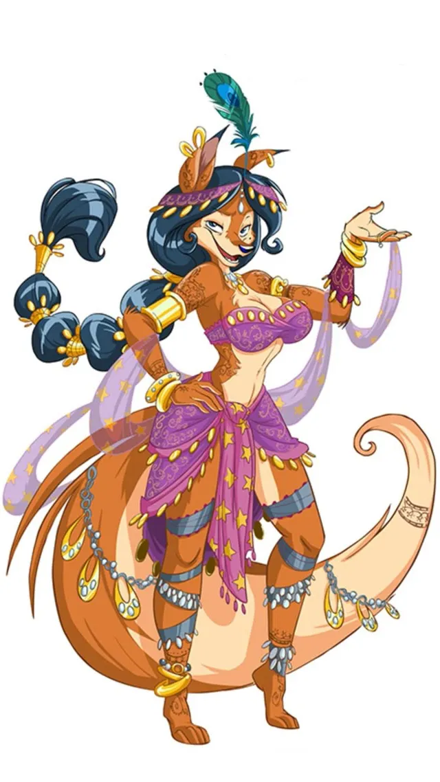 ai character: Carmelita Fox  background
