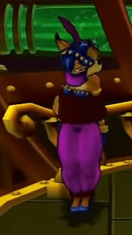ai character: Carmelita Fox  background