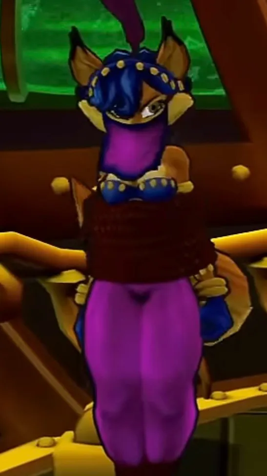 ai character: Carmelita Fox  background