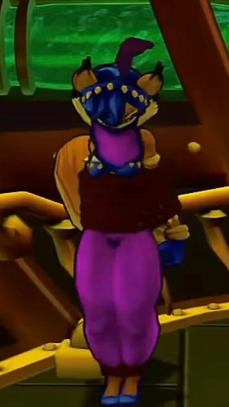 ai character: Carmelita Fox  background