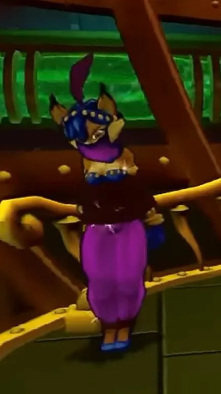 ai character: Carmelita Fox  background