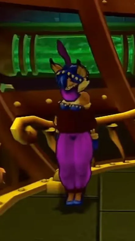 ai character: Carmelita Fox  background