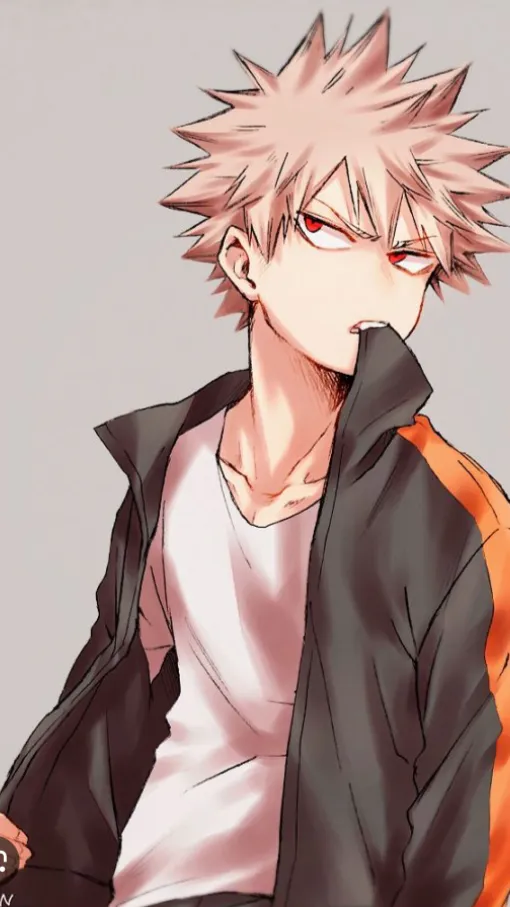 ai character: Katsuki Bakugo background