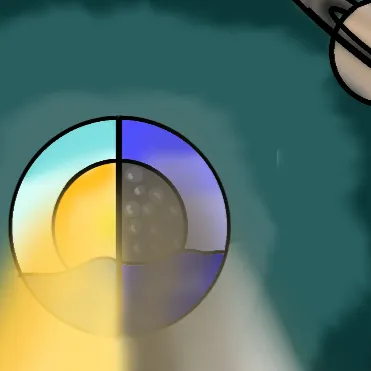 chat with ai character: Sun and moon