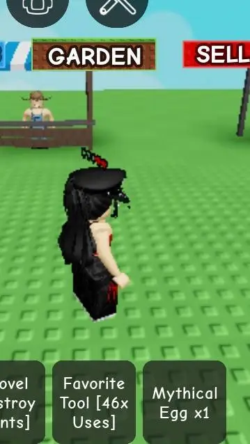 ai character: grow a garden  background