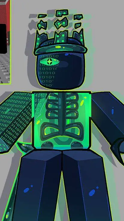 ai character: 1x1x1x1 background