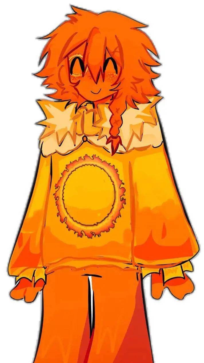 ai character: Fire Ring background