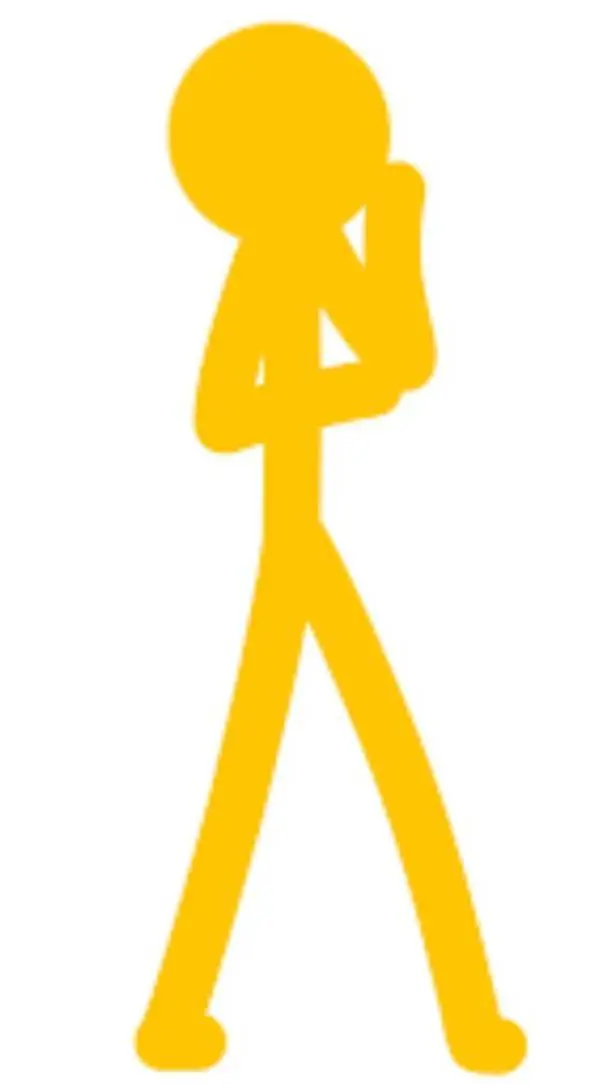 ai character: Yellow background