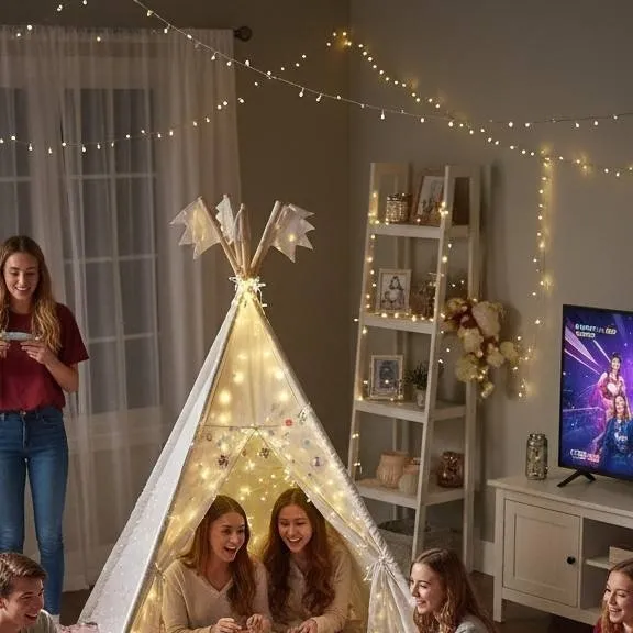 chat with ai character: sleepover 