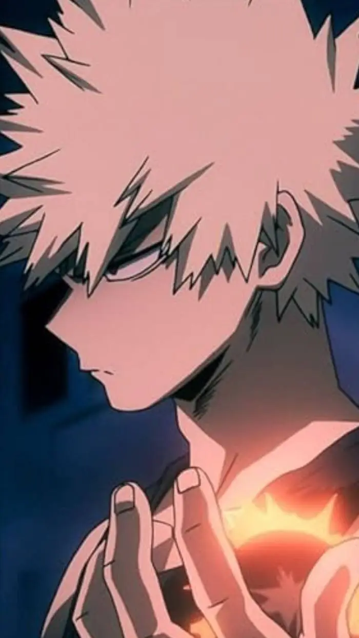 ai character: Katsuki Bakugo  background