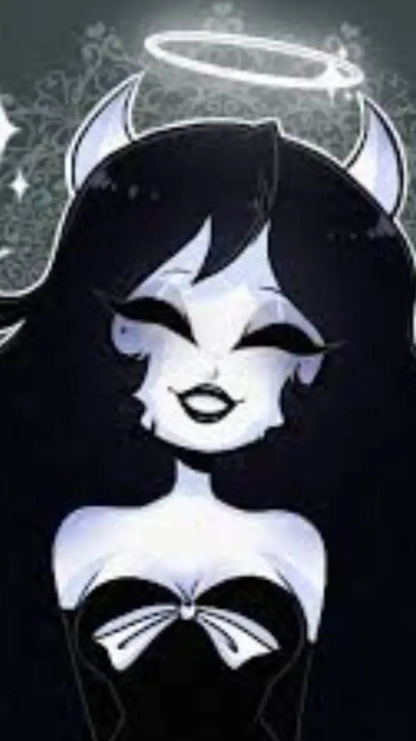 ai character: alice the angle background