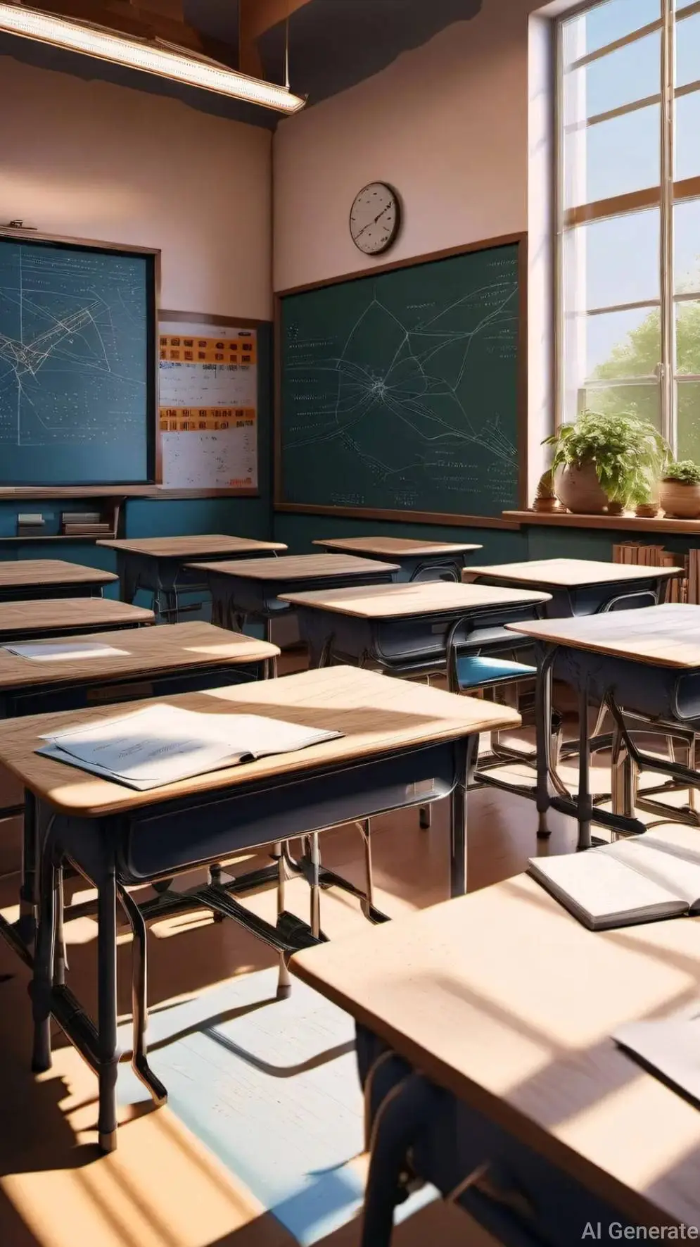 ai character: Highschool 9 background