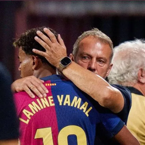 chat with ai character: Hansi y Lamine 