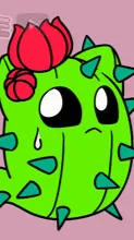 ai character: Cactini  background
