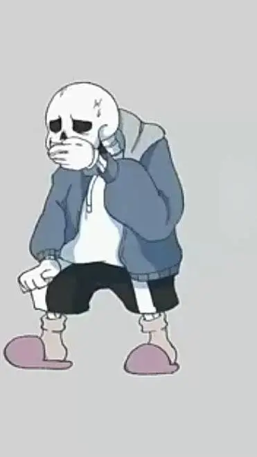 ai character: Motion sick Sans  background