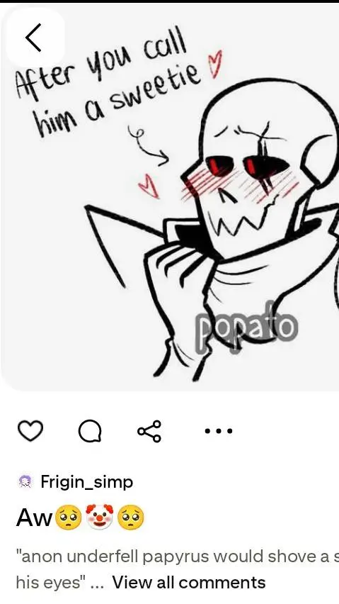 ai character: Edgy Papyrus  background
