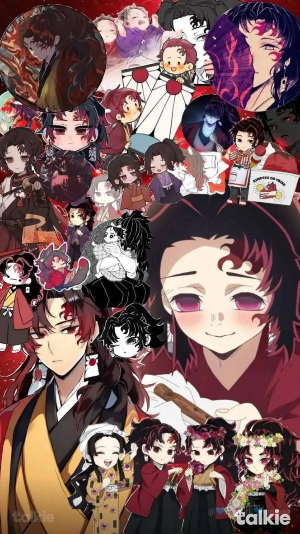 ai character: kny background