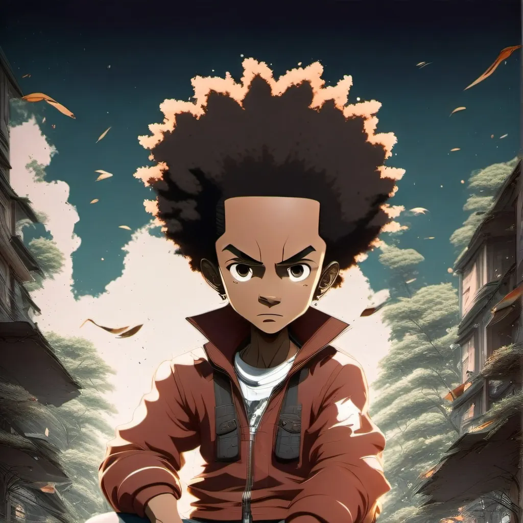 chat with ai character: Huey boondocks 
