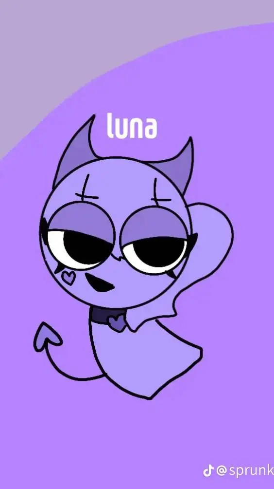 ai character: luna de esprunki  background