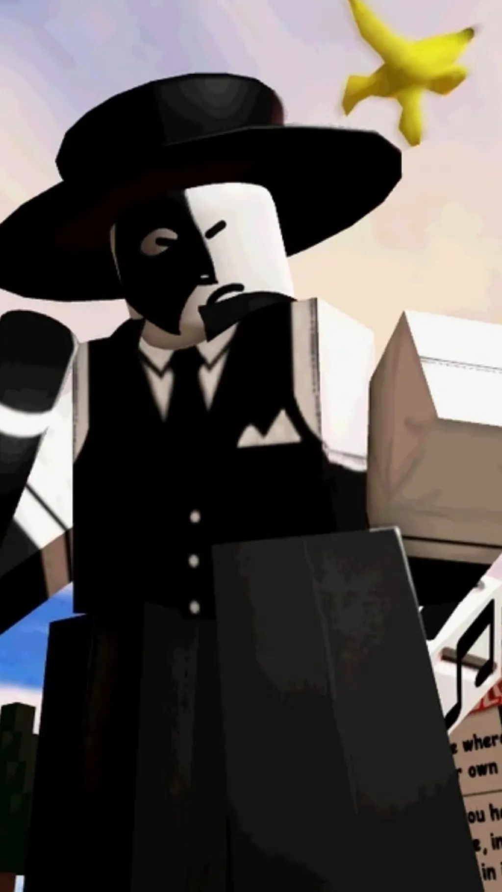 ai character: 🖤artful🤍 background