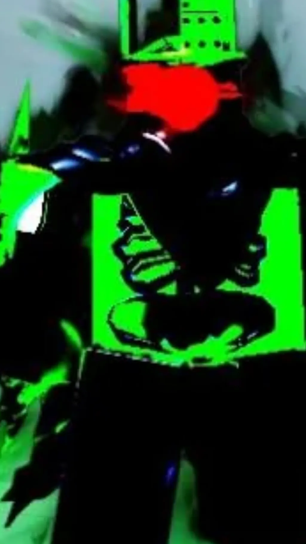 ai character: 💚1x1x1x1🖤 background