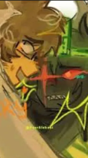 ai character: 💛Adminvirus💚 background