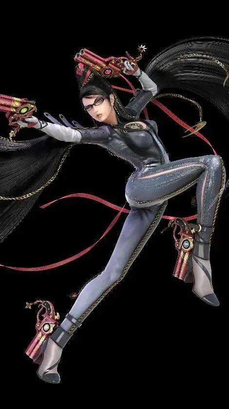 ai character: Bayonetta. background