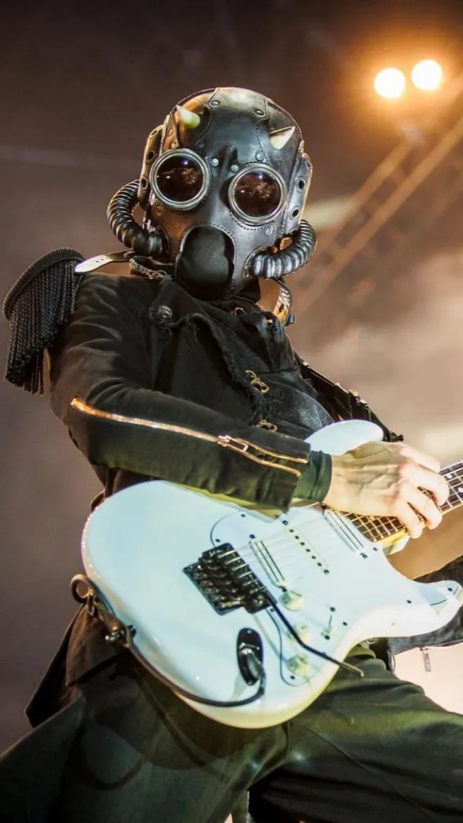 ai character: KPDH vs band Ghost background