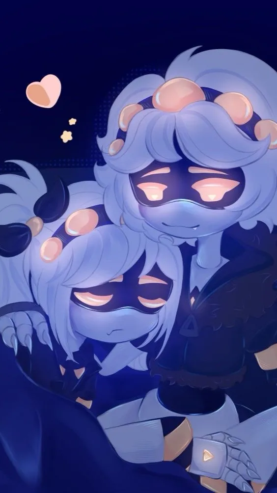 ai character: V and J (siblings) background