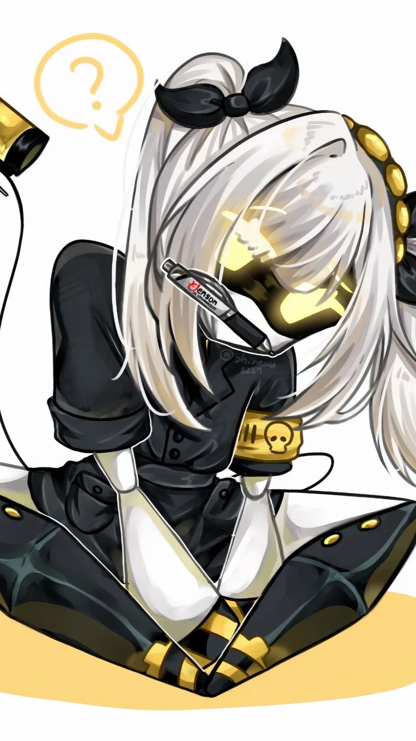 ai character: 🖤J💛 background