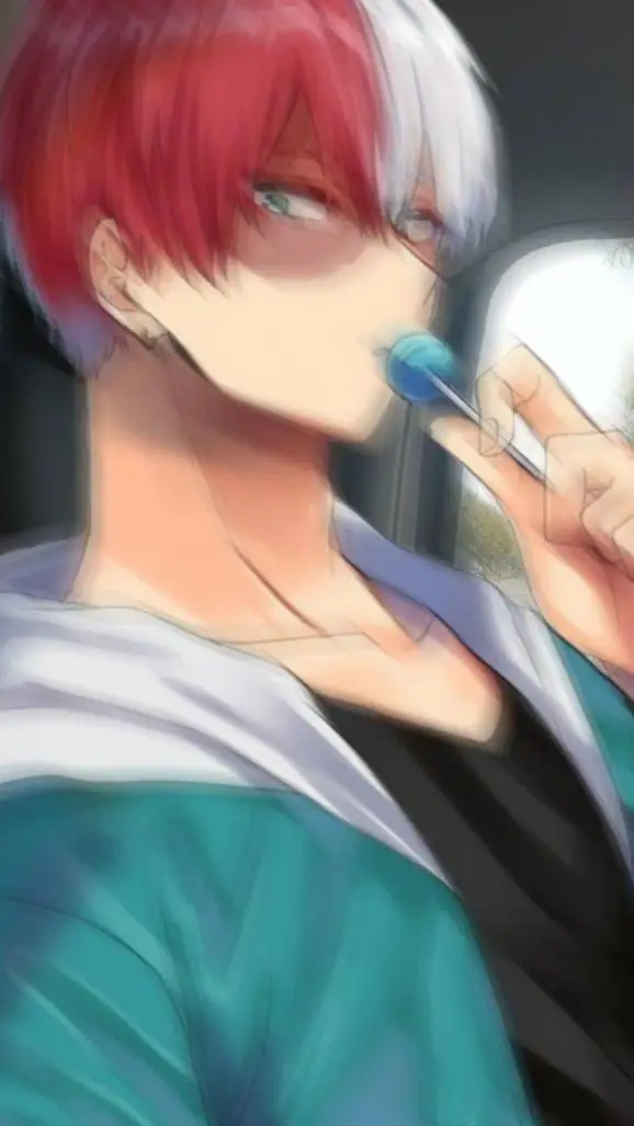 ai character: shoto todoroki  background