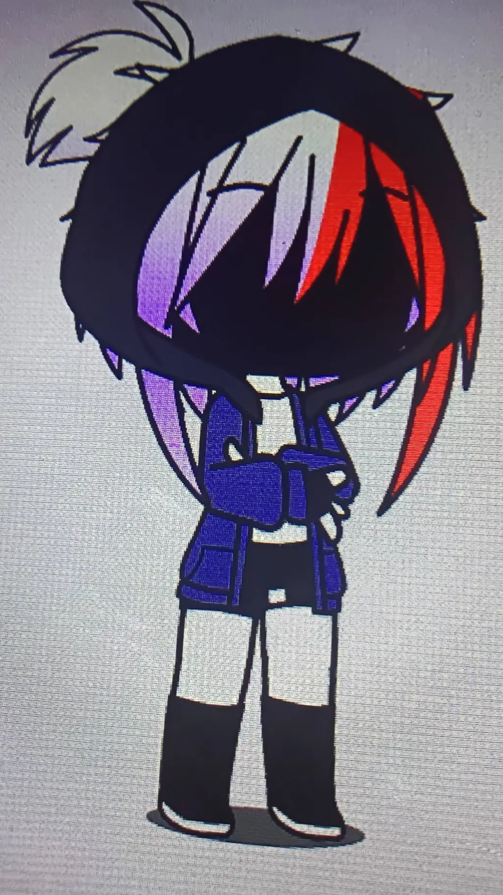 ai character: dust sans background